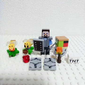 레고 정품 마인크래프트 Minecraft 미니 피규어 플레이트 블록