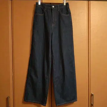 글로벌 워크 GOOD 데님 배기 팬츠 M 새상품급