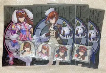 steins;gate 진심 복권 마키세 크리스 클리어 파일 캔뱃지 8종