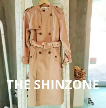 시논 트렌치코트 스탠드 카라 롱 코트 Oblada