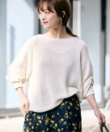 새상품급 slobe iena 린넨 혼방 니트