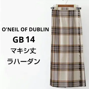 오닐 오브 더블린 GB14 라허단 롱 랩 플리츠 스커트
