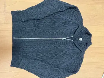 론 헤르만 집업 케이블 니트 S 사이즈