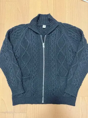 론 헤르만 집업 케이블 니트 S 사이즈