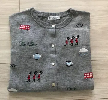 가디건 니트 상의