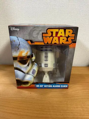 미사용 새상품 스타 워즈 R2-D2 액션 알람 시계