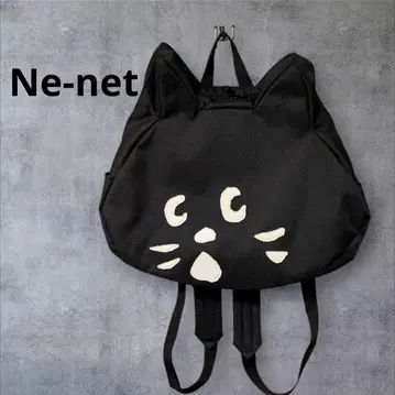 [ 새상품급 ] 네넷 냐- 백팩 블랙 고양이 레어