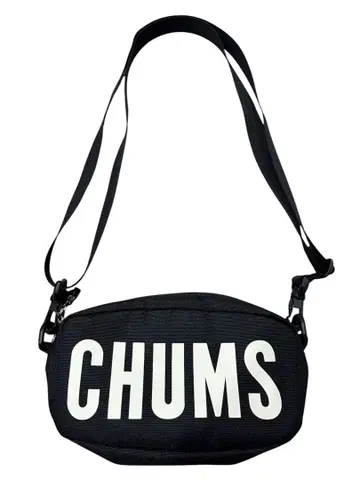 CHUMS 미니 라운드 숄더백 블랙