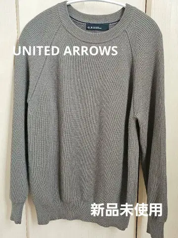 남성용 유나이티드 애로우즈 스웨터 브라운 M 사이즈