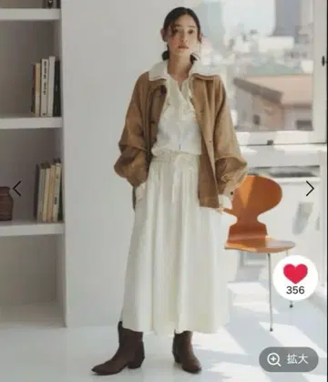 스튜디오 클립 나추바이클립 린넨 트윌 코쿤 코트