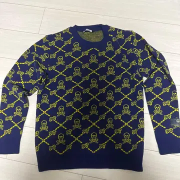 MARK & LONA 스컬 패턴 스웨터