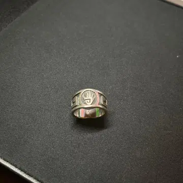 에스닉 스타일 실버 반지 약 8호