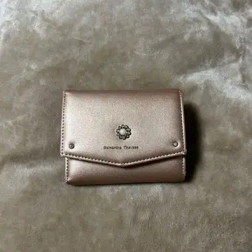 Samantha Thavasa 핑크 3단 폴더형 지갑