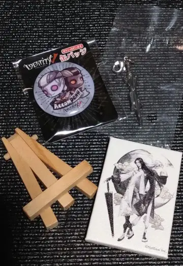 제5인격 백흑무상 미니 캔버스 캔 배지 메탈 참 3종 세트