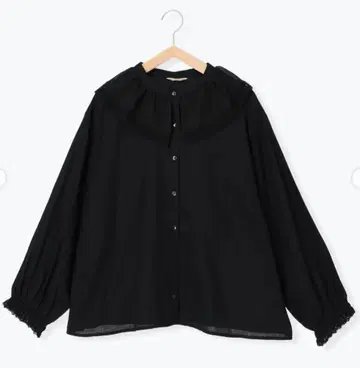 sm2 사만사 모스모스 레이스 옷깃 블라우스 블랙 새상품