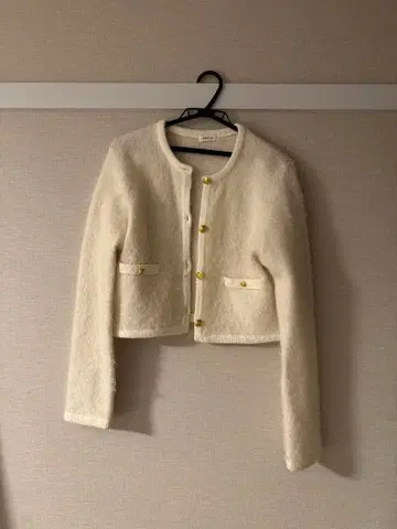 FRAY I.D 링크스 크롭 니트 가디건