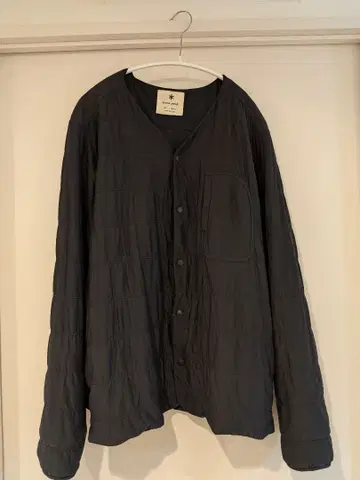 새상품급 snow peak 블랙 가디건 L