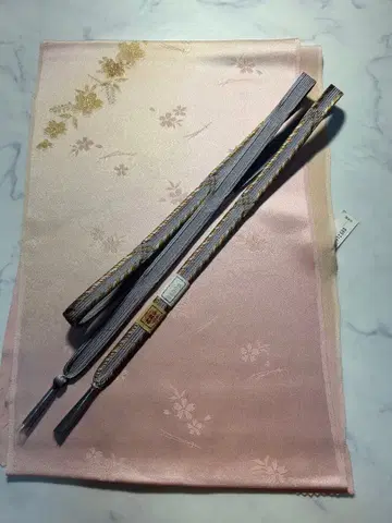 고급 평 허리띠 고급 오비 장식 천 세트 150