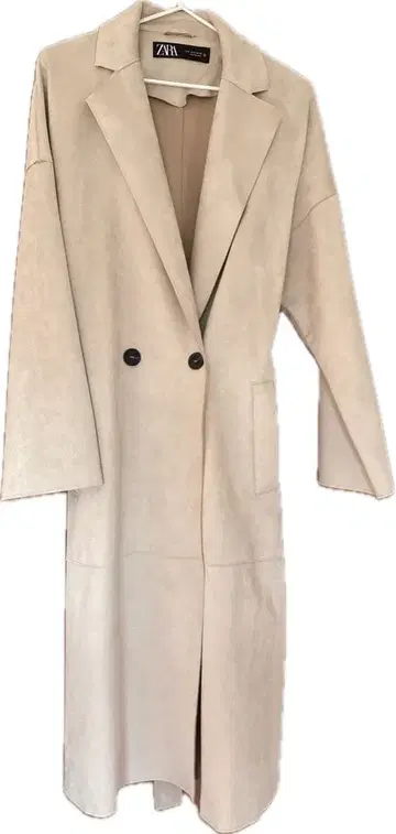 ZARA 베이지 롱 코트