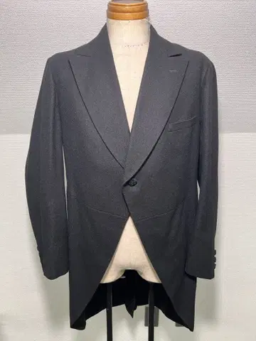 빈티지 연미복 테일 코트 블랙 비스포크 맞춤 패턴 해체 연구용