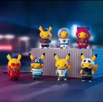 단원 놀이 피카츄 피규어 전 종류 세트 부하 놀이 포켓몬