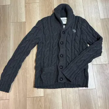 Abercrombie & Fitch 케이블 니트 가디건 L
