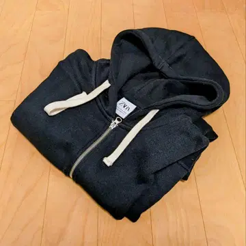 새상품급 자라 풀 집업 후드티 M 사이즈 네이비