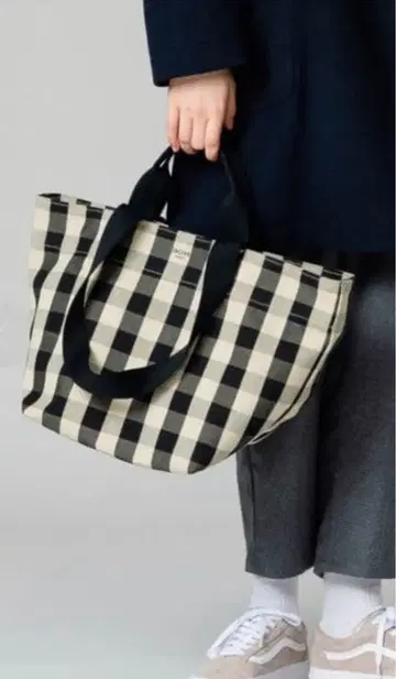 ORCIVAL 오르치발 토트백 깅엄 체크