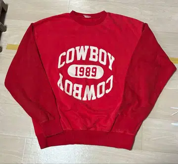 저널 스탠다드 별주 24ss 히어 마이 네임 맨투맨 L 레드