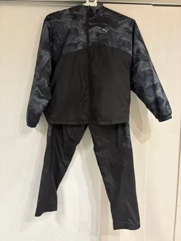 PUMA 저리 세트 블랙 그레이 XL