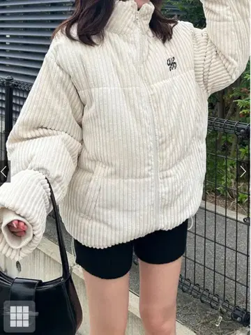 로고 자수 코듀로이 다운 자켓[kd85]