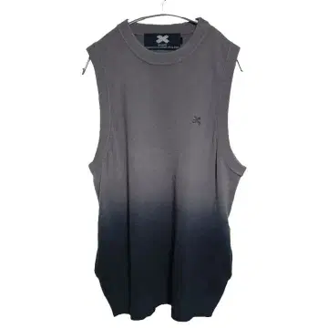 smooth/스무스 빅 실루엣 그라데이션 니트 베스트 size:L