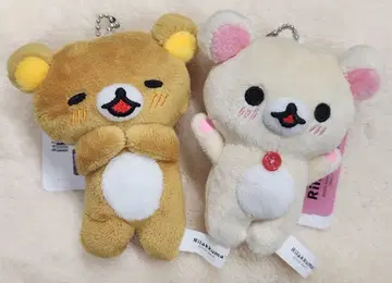 느긋한 매일 리락쿠마 마스코트 키체인 2종 세트 2
