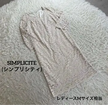 SIMPLICITE (시리시티) 꽃무늬 레이스 롱 원피스