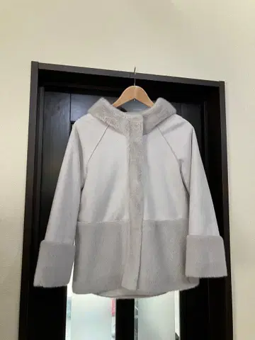 부기우기 boogie-woogie 페이크 무스탕 코트