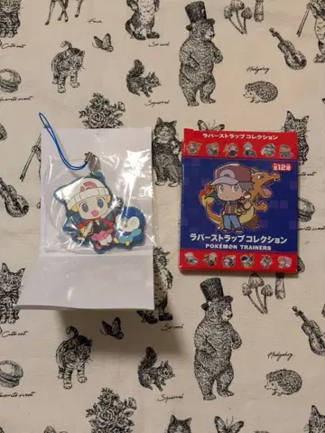 포켓몬스터 러버 스트랩 컬렉션 이슬이(히카리) & 팽도리