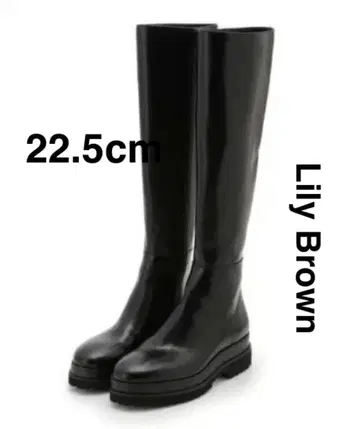 새상품 Lily Brown 릴리 브라운 롱 부츠 블랙 22.5cm