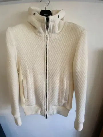 AKM 니트 집업 후드티