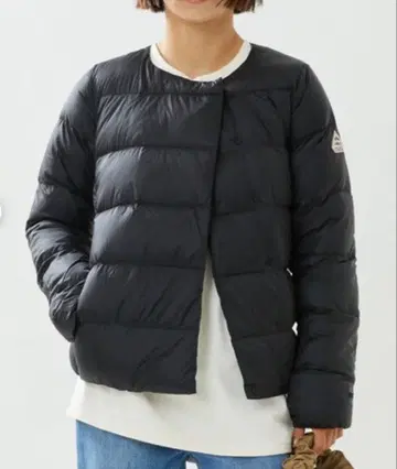 새상품급 PYRENEX 피레넥스 칸느 라이트 다운 자켓 36 네이비