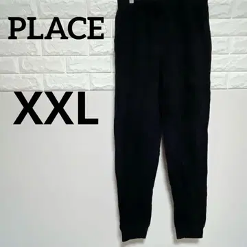 [ PLACE ] XXL 스웨트 팬츠 블랙