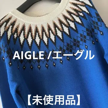 [ 미사용품 ] AIGLE 에이글 노르딕 스웨터 라운드 요크