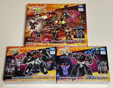 트랜스포머 와일드킹 WKEX-01 월드 드라구너스 포함 3점