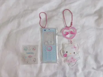 산리오 꿈꾸는 엔젤 그리운 옛날 휴대폰 키링