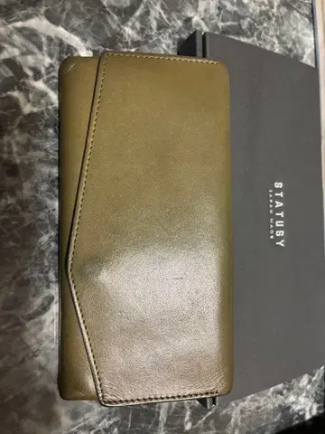 STATUSY il mode 올리브 그린 장지갑