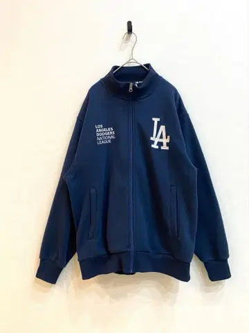 [ 완판템 ] MLB 다저스 자수 저지 후드티 네이비 L 사이즈