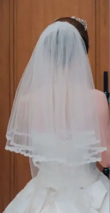 웨딩 베일 화이트