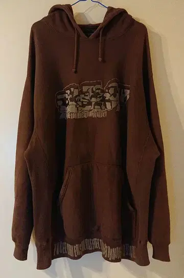 [ 단종 새상품급 ] FLIP THE SCRIPT 브라운 풀오버 후드티