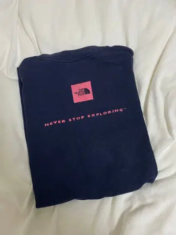 THE NORTH FACE M 사이즈 네이비 티셔츠