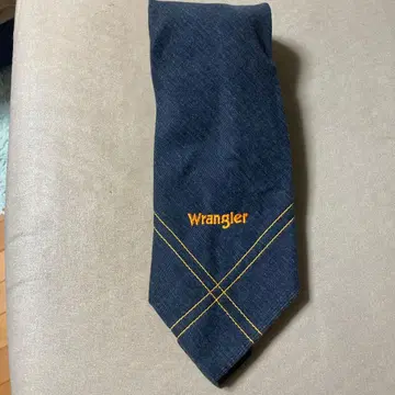 Wrangler Japan 페이드 아웃 블루 소프트 데님 넥타이