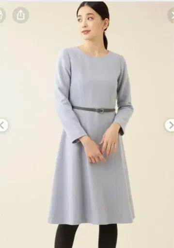 [새상품급] 내추럴 뷰티 베이직 원피스 라메 트위드